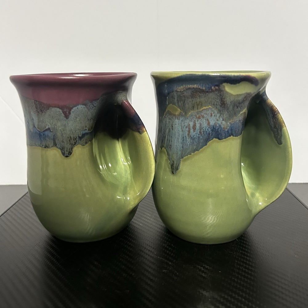 Neher Handmade ceramic mugs with a unique design and vibrant colored glazes - Picture 2 of 9
